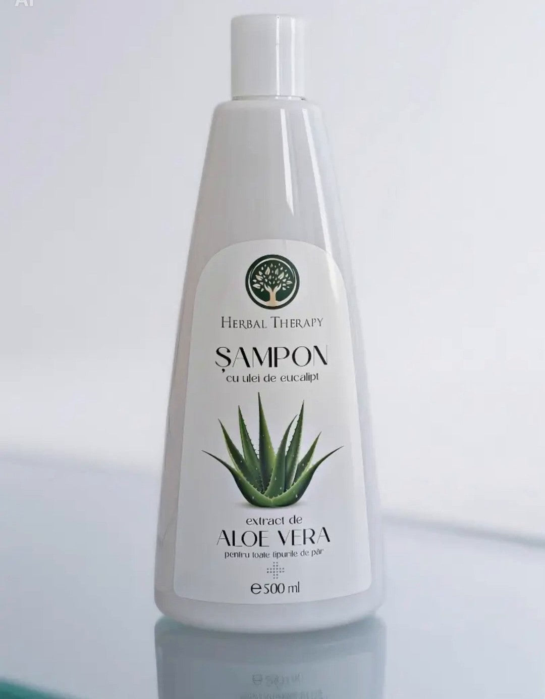 Șampon cu Extract de Aloe Vera si Ulei de Eucalipt, 500 ml – RO