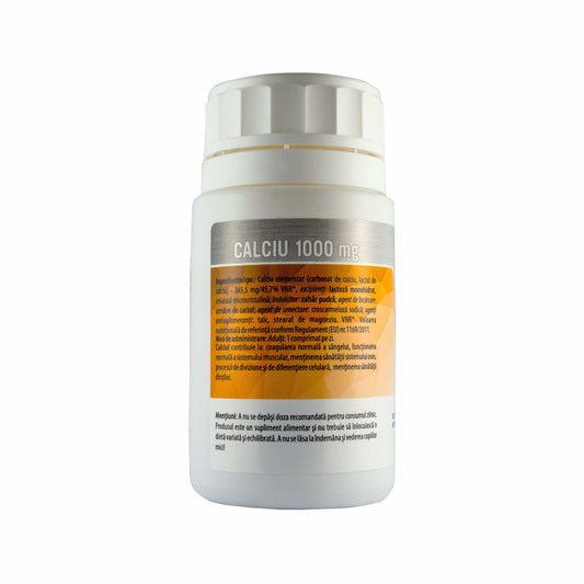 Кальций 1000 мг - Укрепление костей и зубов, 60 таблеток