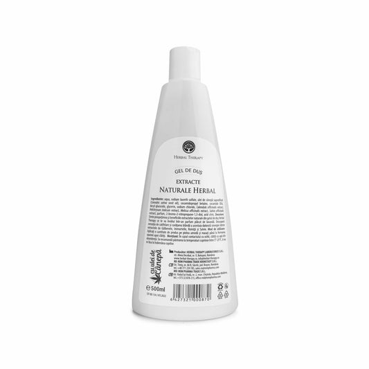 Гель для душа «Релаксация и тонизирование» - натуральные экстракты трав и конопляное масло, 500 мл