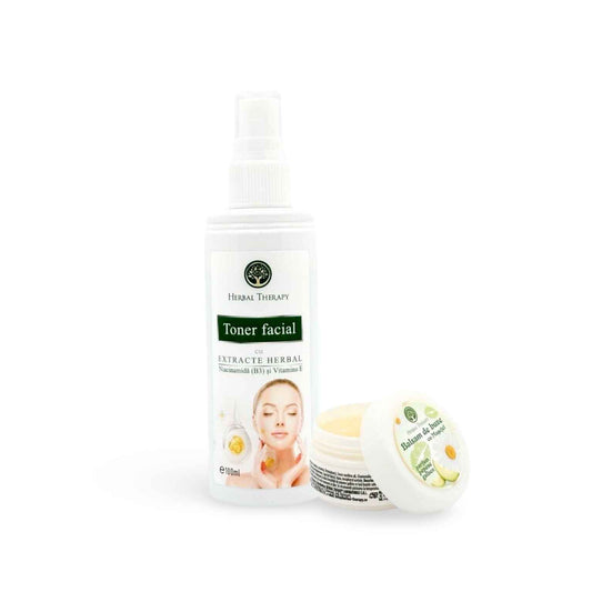 Martisor package (Facial toner and lip balm with chamomile)
