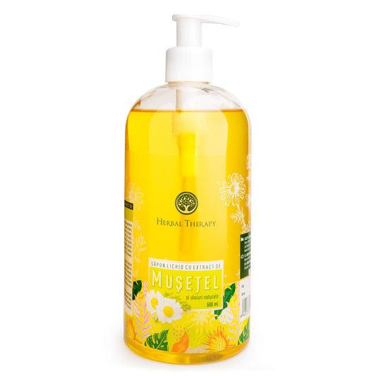 (🎁 Gift) Softening and Moisturizing Liquid Soap - Chamomile Extract and Natural Oils, 500 ml