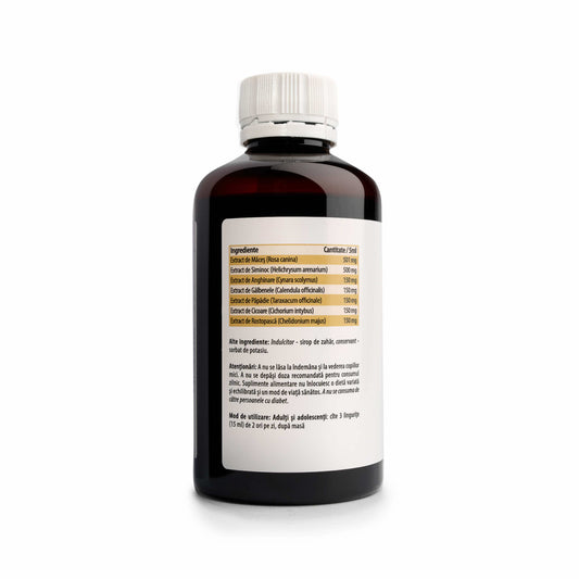 Сироп для здоровья печени, Imuno Hepatic - Симинок, Ростопаска, Одуванчик, 200 мл