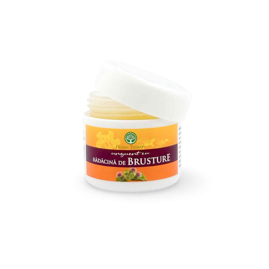 Unguent cu rădăcină de brusture, 50 ml – Îngrijire locală pentru piele uscată și cu aspect descuamat