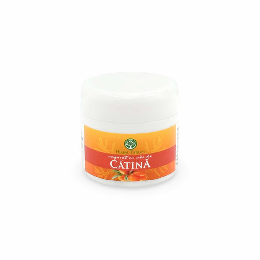 Мазь с облепиховым маслом – Увлажнение и восстановление сухой или поврежденной кожи, 50 мл