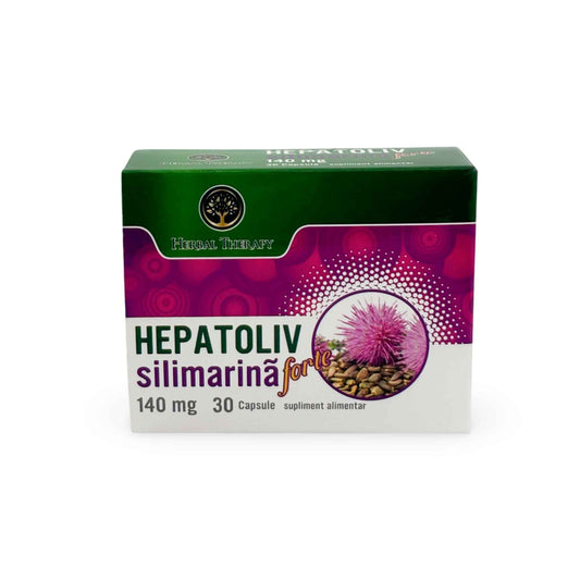 Hepatoliv Silimarina Forte 140 mg, 30 capsule