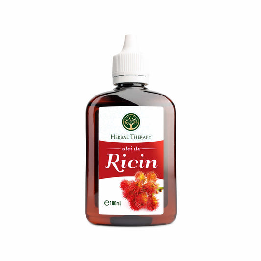 Ulei de Ricin pentru Creșterea Părului și Sprâncenelor, 100 ml