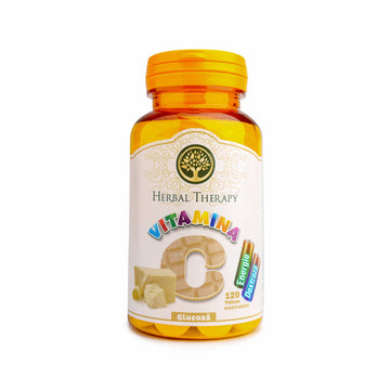 Vitamina C 100 mg cu Glucoza, 120 comprimate masticabile