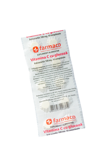 Vitamin C 100 mg with glucose N10 - chewable tablets