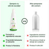 “Comparație între șamponul de la Herbal Therapy cu Ulei de Eucalipt, Extract de Salvie și Ulei de Cânepă și alte șampoane comerciale.