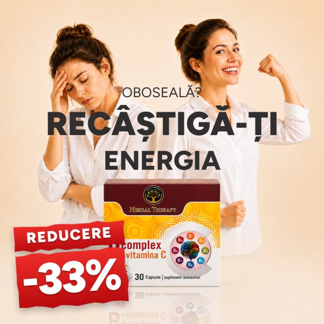 B Complex + Vitamina C N30 - Promoție -33%