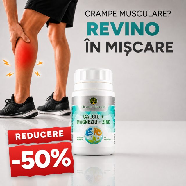 Calciu + Magneziu + Zinc N60 - Promoție -50%