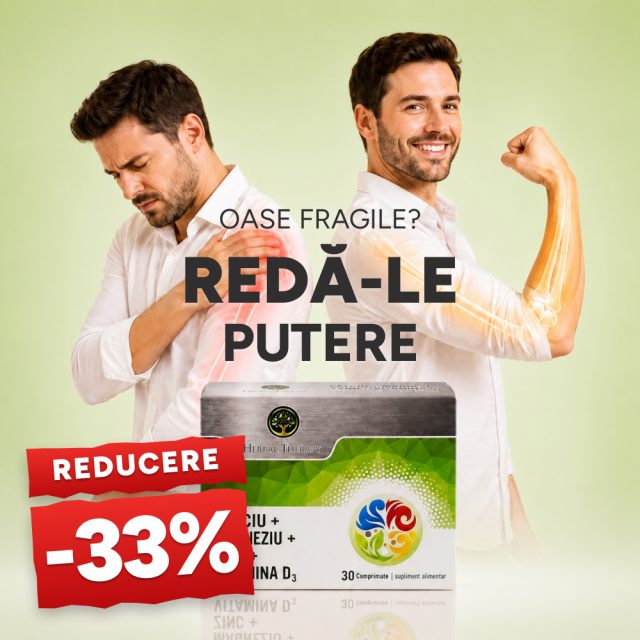 Calciu Magneziu Zinc Vitamina D3 N30 Herbal Therapy