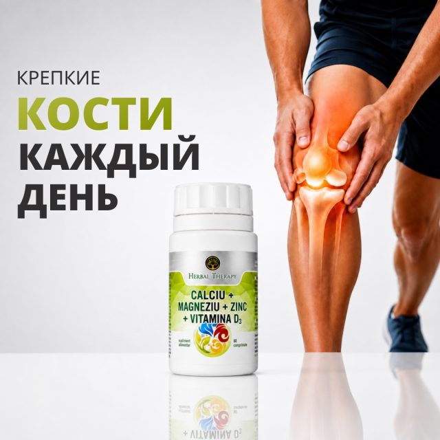 Кальций + Магний + Цинк + Витамин D3 N60