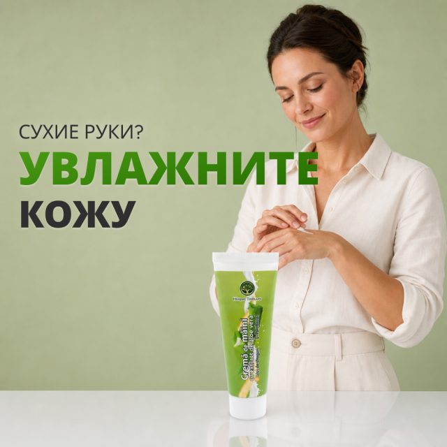 Крем для рук с экстрактом алоэ вера и маслом виноградных косточек 50 мл