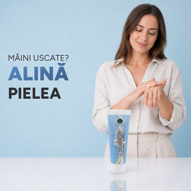 Cremă de mâini cu Extract de Mușețel și Ulei de Migdale 50 ml