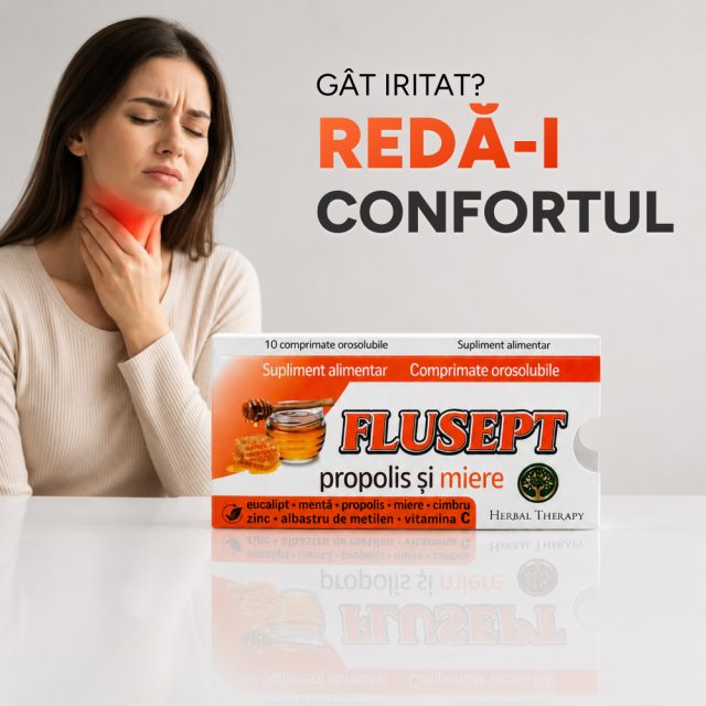 Flusept cu Propolis și Miere N10