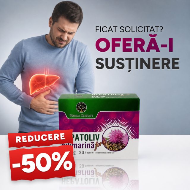 Hepatoliv, Silimarină Forte 140 mg N30 - Promoție -50%