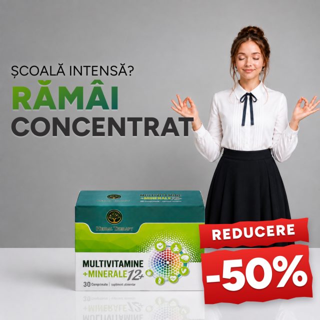 Multivitamine + Minerale Adolescenti 12+ N30 - Promoție -50%