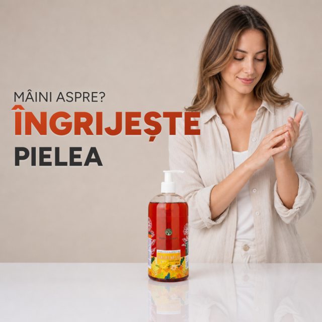 Săpun lichid cu extract de Gălbenele și uleiuri naturale 500 ml