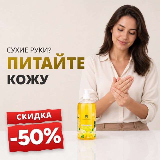 Жидкое мыло с экстрактом ромашки и натуральными маслами 500 мл - Promoție -50%