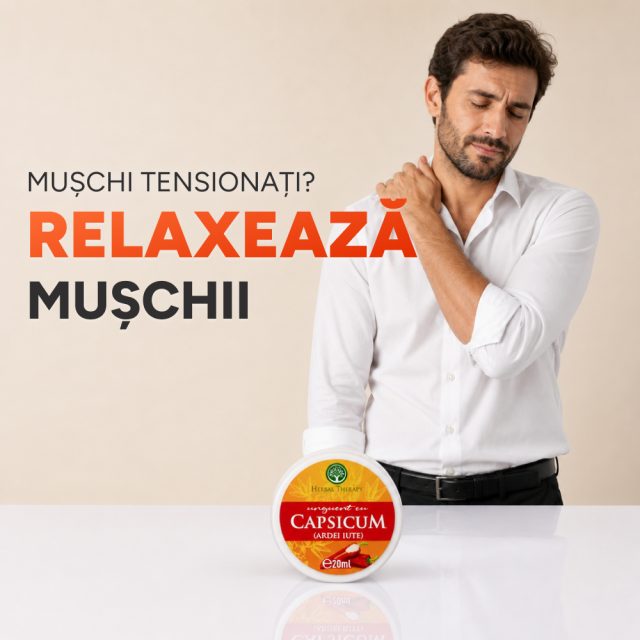 Unguent cu Capsicum (Ardei Iute) 20 ml