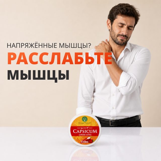 Мазь с капсикумом (острый перец) 20 мл