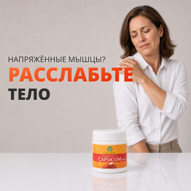 Мазь с капсикумом (острый перец) 50 мл