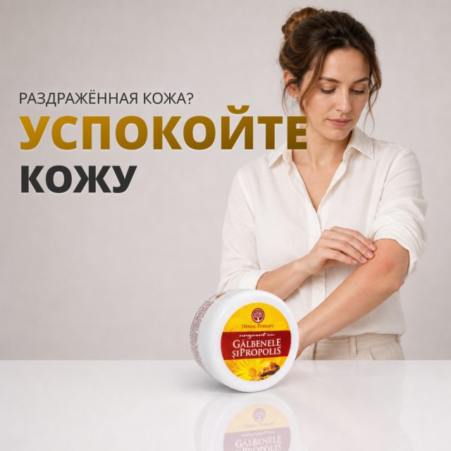 Мазь с календулой и прополисом 20 мл