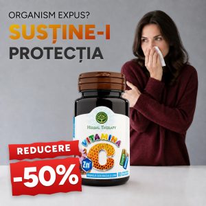 Vitamina C 100 mg Propolis, Echinacea și Zinc N60 - Promoție -50%