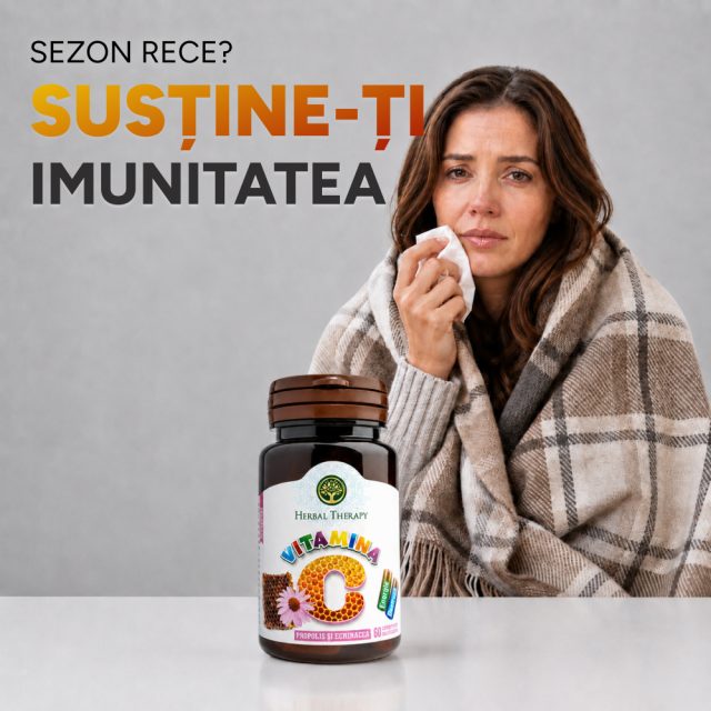 Vitamina C 100 mg Propolis și Polen N60