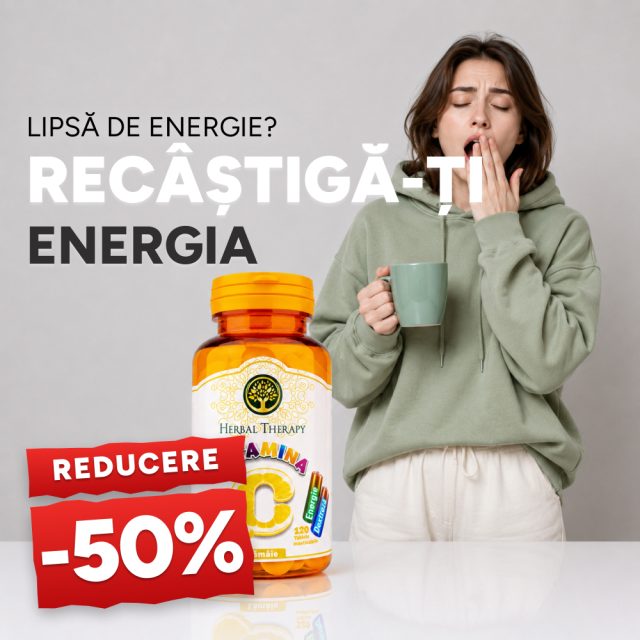 Vitamina C 100 mg cu glucoză și aromă de lămâie N120 - Promoție -50%