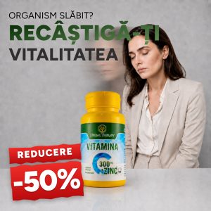 Vitamina C 300 mg + Zinc N60 - Promoție -50%
