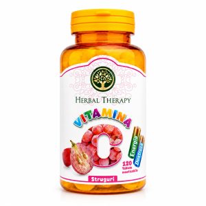 Vitamina C 100 mg cu glucoză și aromă de struguri N120