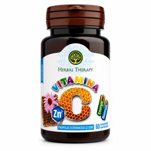 Vitamina C 100 mg Propolis, Echinacea și Zinc N60