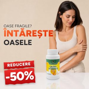 Calciu D3 Forte cu aromă de portocală N60 - Promoție -50%