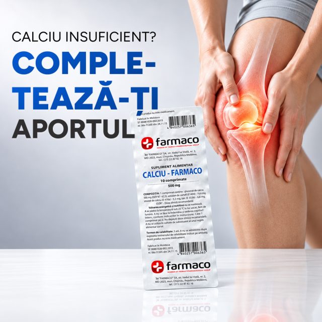 Calciu-Farmaco(Gluconat) 500mg N10