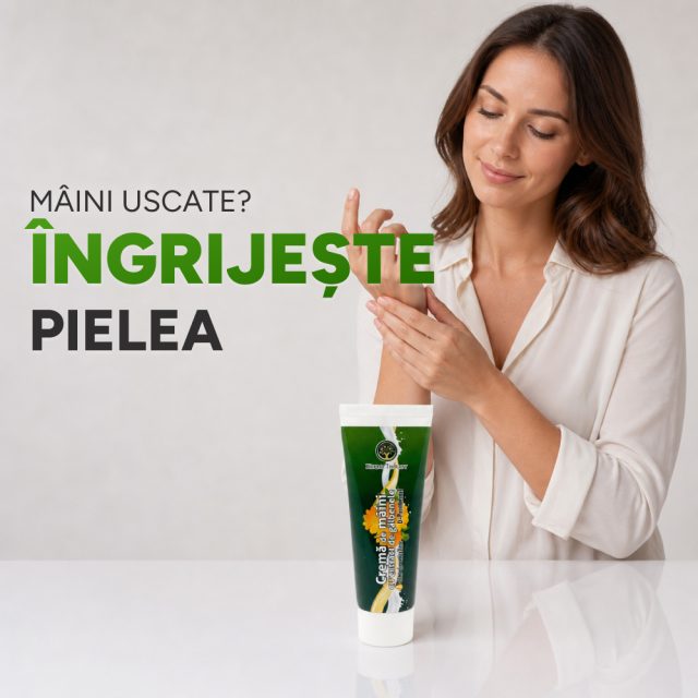 Cremă de mâini cu Extract de Gălbenele și Ulei de Măsline 50 ml
