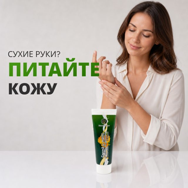 Крем для рук с экстрактом календулы и оливковым маслом, 50 мл