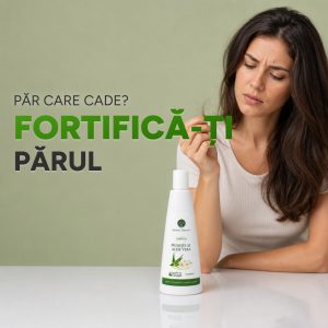 Șampon cu extracte de Mușețel și Aloe Vera + Ulei de Cânepă 300 ml