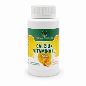 Calciu D3 Forte cu aromă de portocală N60